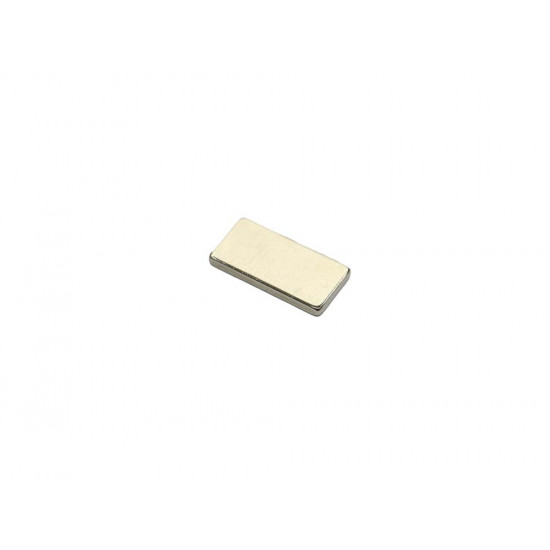 Ímã de neodímio bloco 20 x 10 x 2 mm - N42